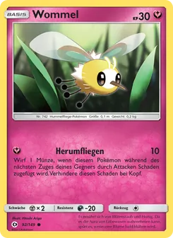 Wommel, Karte 92 aus Sonne & Mond