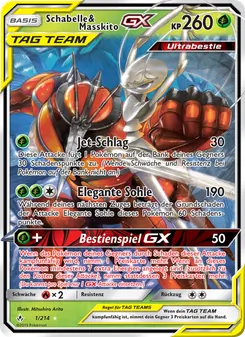 Schabelle & Masskito GX, Karte 1 aus Kräfte im Einklang