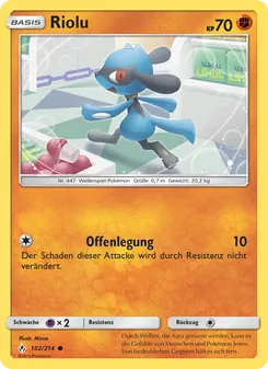 Riolu, Karte 102 aus Kräfte im Einklang