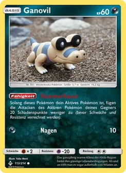 Ganovil, Karte 113 aus Kräfte im Einklang