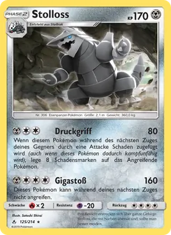 Stolloss, Karte 125 aus Kräfte im Einklang