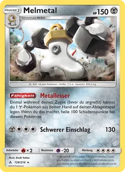 Melmetal, Karte 129 aus Kräfte im Einklang