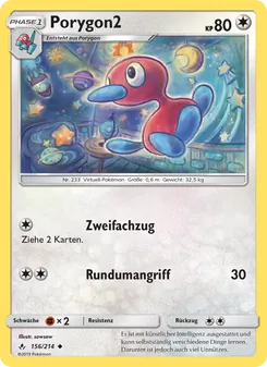 Porygon2, Karte 156 aus Kräfte im Einklang