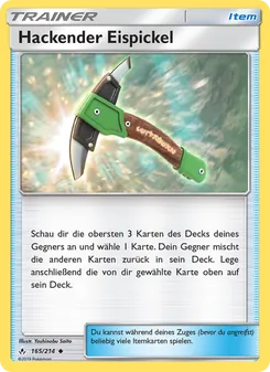 Hackender Eispickel, Karte 165 aus Kräfte im Einklang