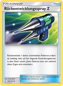 Rückentwicklungsspray Z, Karte 166 aus Kräfte im Einklang