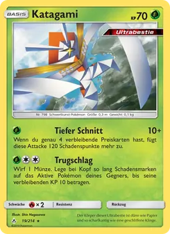 Katagami, Karte 19 aus Kräfte im Einklang