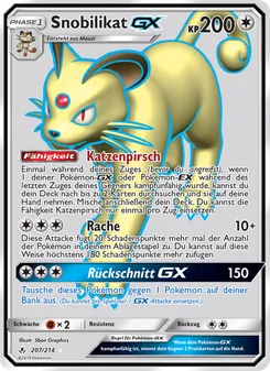 Snobilikat GX, Karte 207 aus Kräfte im Einklang