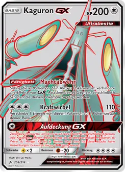 Kaguron GX, Karte 208 aus Kräfte im Einklang