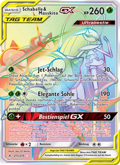 Schabelle & Masskito GX, Karte 215 aus Kräfte im Einklang