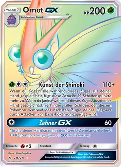 Omot GX, Karte 216 aus Kräfte im Einklang