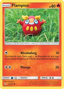 Flampion, Karte 23 aus Kräfte im Einklang