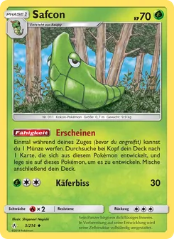 Safcon, Karte 3 aus Kräfte im Einklang
