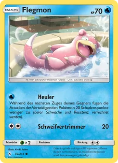 Flegmon, Karte 42 aus Kräfte im Einklang