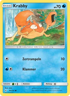 Krabby, Karte 46 aus Kräfte im Einklang