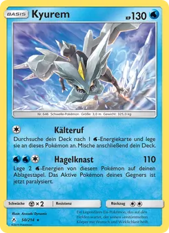 Kyurem, Karte 50 aus Kräfte im Einklang