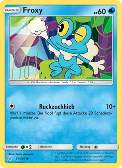 Froxy, Karte 51 aus Kräfte im Einklang