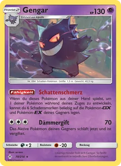 Gengar, Karte 70 aus Kräfte im Einklang