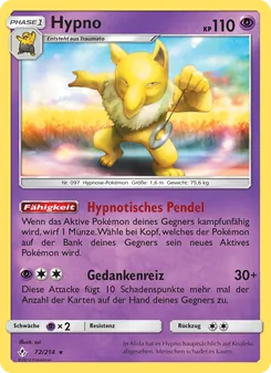Hypno, Karte 72 aus Kräfte im Einklang