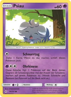 Psiau, Karte 79 aus Kräfte im Einklang