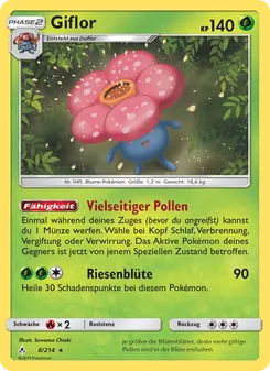 Giflor, Karte 8 aus Kräfte im Einklang