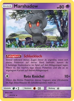 Marshadow, Karte 81 aus Kräfte im Einklang