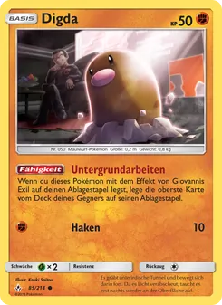 Digda, Karte 85 aus Kräfte im Einklang