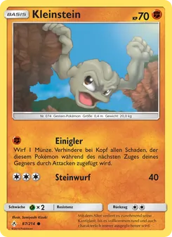 Kleinstein, Karte 87 aus Kräfte im Einklang