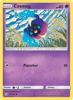 Cosmog, Karte 100 aus Bund der Gleichgesinnten