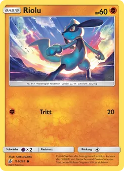 Riolu, Karte 116 aus Bund der Gleichgesinnten