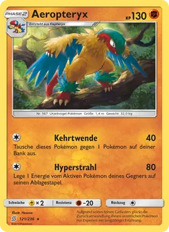 Aeropteryx, Karte 121 aus Bund der Gleichgesinnten