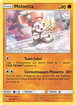 Meloetta, Karte 123 aus Bund der Gleichgesinnten