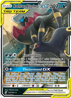 Nachtara & Darkrai GX, Karte 125 aus Bund der Gleichgesinnten