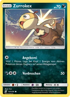 Zurrokex, Karte 137 aus Bund der Gleichgesinnten