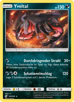 Yveltal, Karte 139 aus Bund der Gleichgesinnten