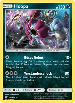 Hoopa, Karte 140 aus Bund der Gleichgesinnten