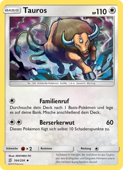 Tauros, Karte 164 aus Bund der Gleichgesinnten