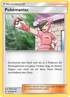 Pokémaniac, Karte 204 aus Bund der Gleichgesinnten
