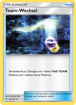Team-Wechsel, Karte 209 aus Bund der Gleichgesinnten