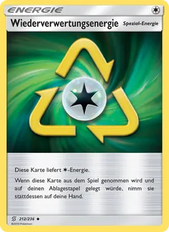 Wiederverwertungsenergie, Karte 212 aus Bund der Gleichgesinnten