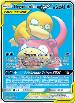 Flegmon & Enton GX, Karte 217 aus Bund der Gleichgesinnten