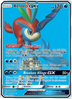 Keldeo GX, Karte 219 aus Bund der Gleichgesinnten