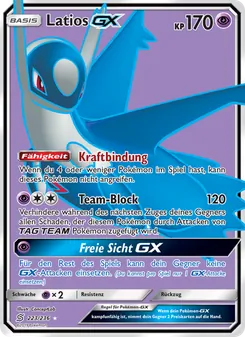 Latios GX, Karte 223 aus Bund der Gleichgesinnten