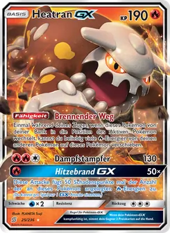 Heatran GX, Karte 25 aus Bund der Gleichgesinnten