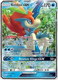 Keldeo GX, Karte 47 aus Bund der Gleichgesinnten
