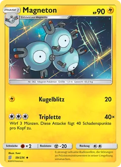 Magneton, Karte 59 aus Bund der Gleichgesinnten