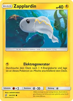 Zapplardin, Karte 64 aus Bund der Gleichgesinnten