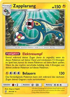 Zapplarang, Karte 66 aus Bund der Gleichgesinnten