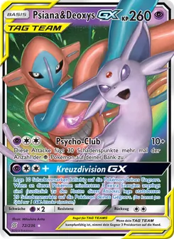 Psiana & Deoxys GX, Karte 72 aus Bund der Gleichgesinnten
