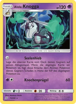 Alola-Knogga, Karte 75 aus Bund der Gleichgesinnten