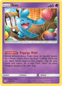 Isso, Karte 77 aus Bund der Gleichgesinnten
